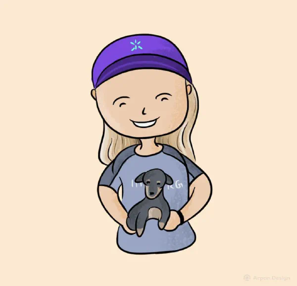 Chibi art with dog